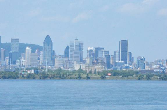 Chegando à Montreal, no Canadá